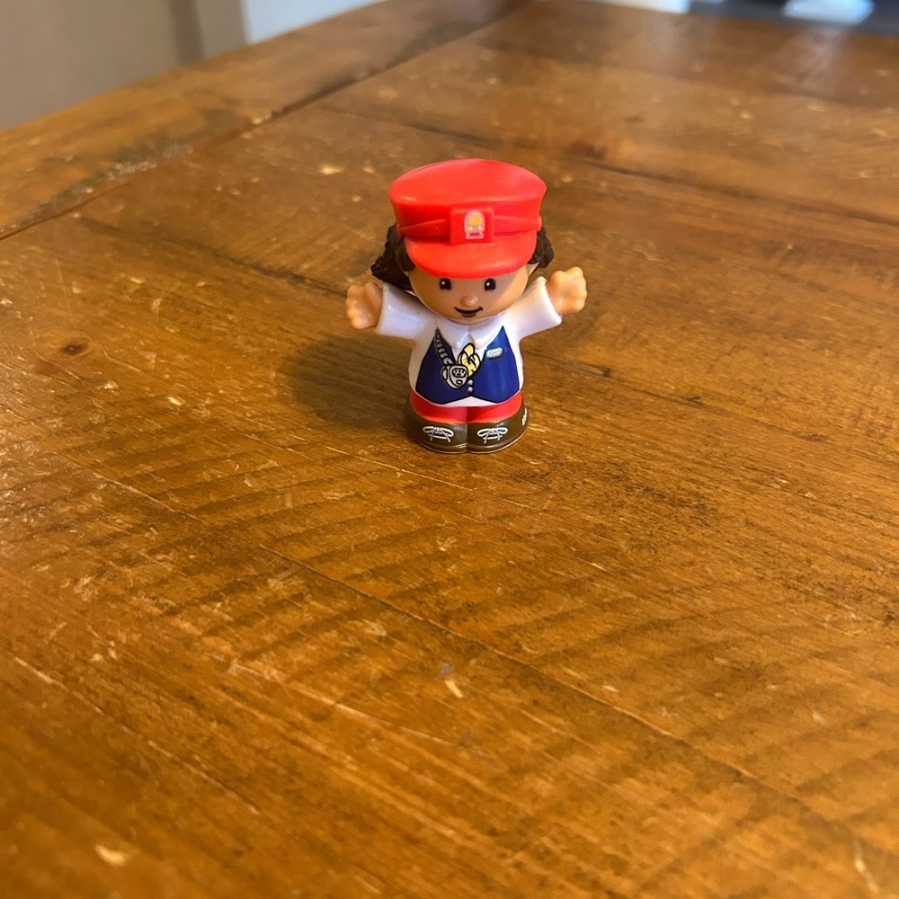Fisher Price Little People train conductor as is